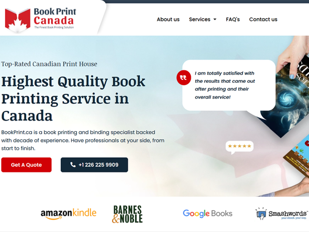 Book Printing Service in Canada - Main Image